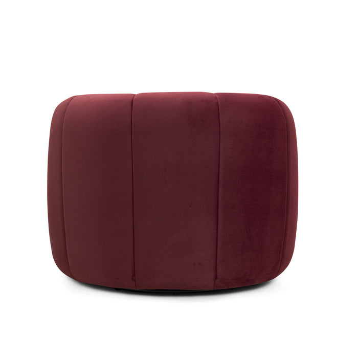 Jasmine Performance Velvet Swivel Accent Chair - Home And Beyond