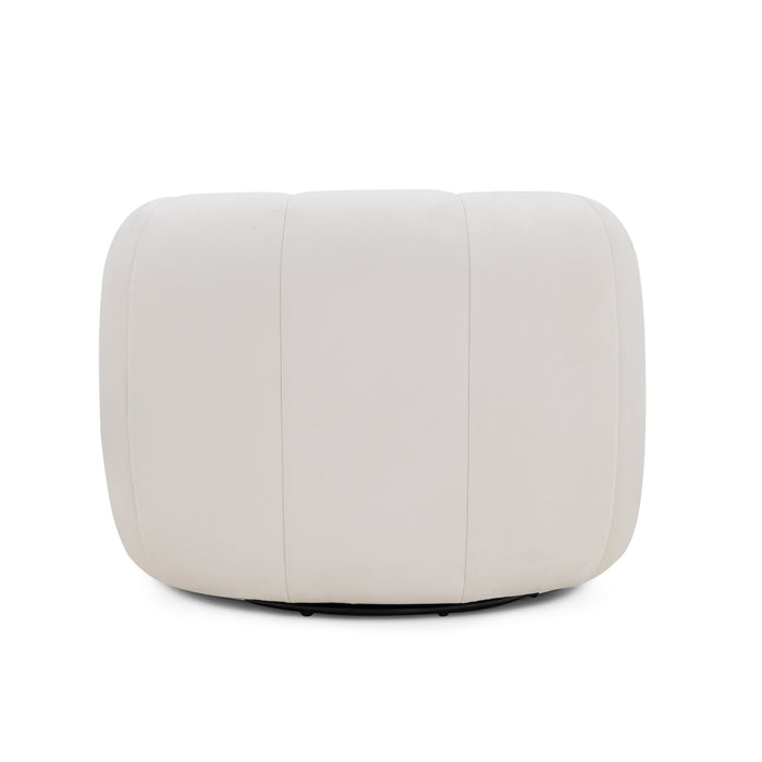 Jasmine Performance Velvet Swivel Accent Chair - Home And Beyond