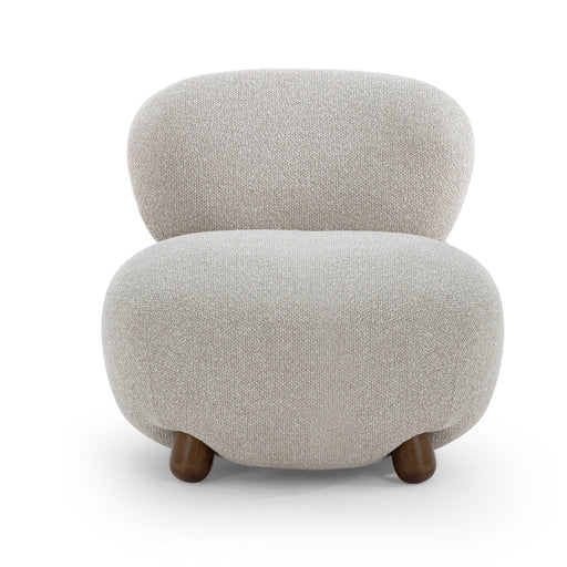 Pucker Warm Grey Performance Boucle Accent Chair - Home And Beyond