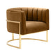 Magnolia Cognac Velvet Chair image