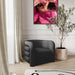 Curves Black Velvet Lounge Chair - UK - Home And Beyond