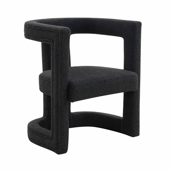 Ada Black Boucle Chair image