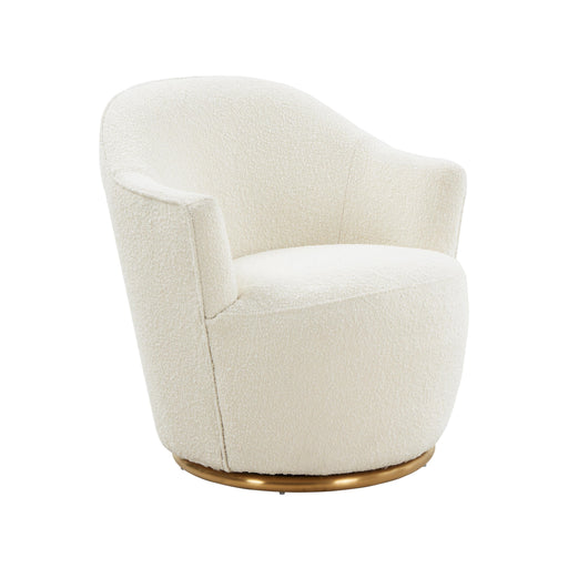 Skyla Boucle Swivel Chair - UK - Home And Beyond