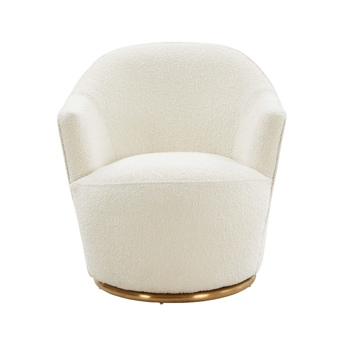 Skyla Boucle Swivel Chair - UK - Home And Beyond