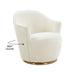 Skyla Boucle Swivel Chair - UK - Home And Beyond
