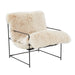 Kimi Natural Genuine Sheepskin Chair - UK - Home And Beyond