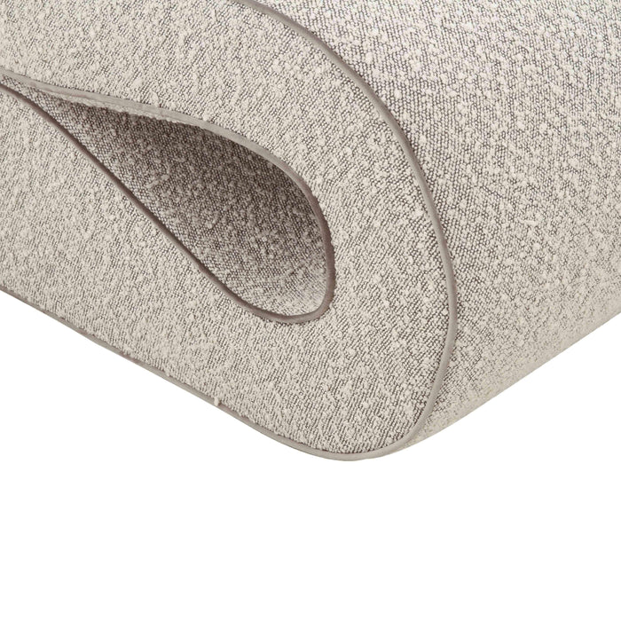 Senna Speckled Grey Boucle Accent Chair - UK - Home And Beyond