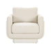 Rhonnie Cream Monotone Armchair - UK - Home And Beyond
