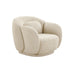 Misty Cream Boucle Accent Chair - UK - Home And Beyond