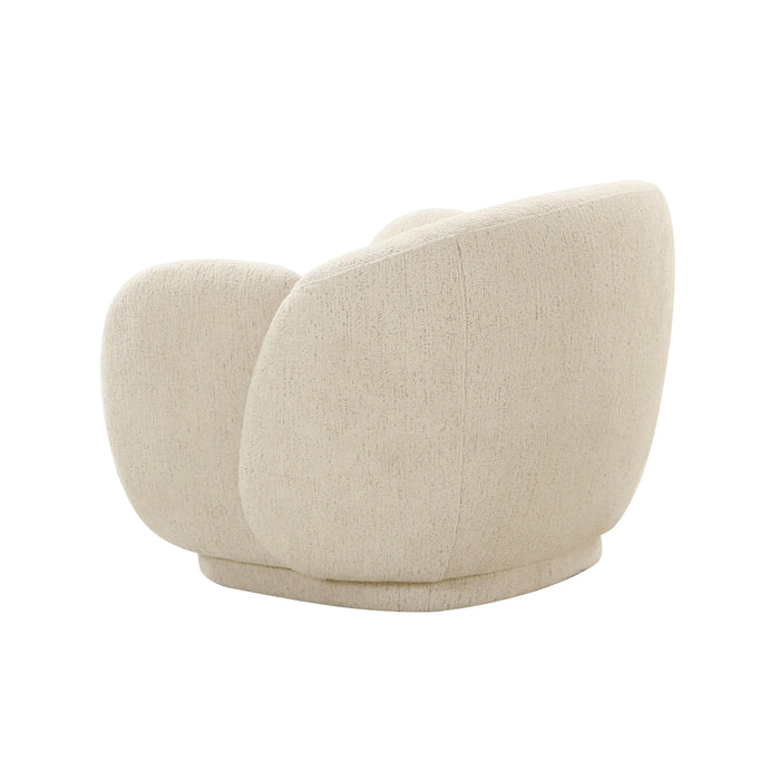 Misty Cream Boucle Accent Chair - UK - Home And Beyond