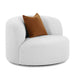 Fickle Grey Velvet Swivel Chair - UK - Home And Beyond