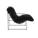 Kimi Black Genuine Sheepskin Chair - UK - Home And Beyond