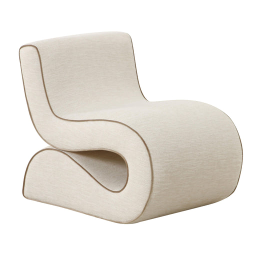 Senna Cream Basketweave Accent Chair - UK - Home And Beyond