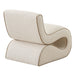Senna Cream Basketweave Accent Chair - UK - Home And Beyond
