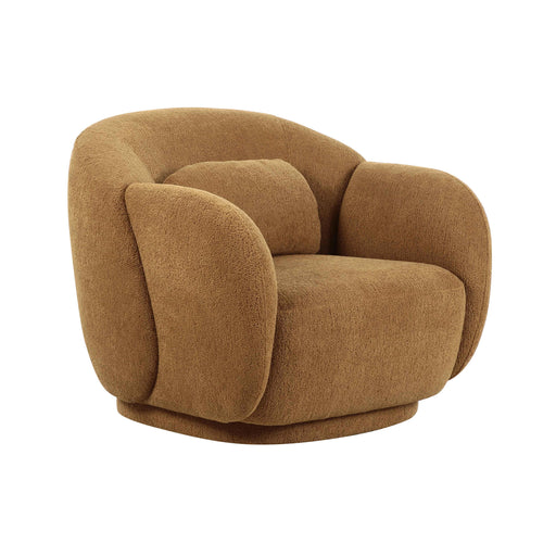 Misty Brown Boucle Accent Chair - Home And Beyond