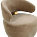 Austin Oat Recycled Fabric Swivel Chair - Home And Beyond
