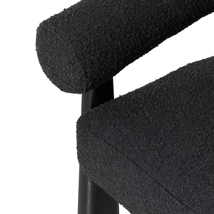 Spara Black Performance Boucle Accent Chair - Home And Beyond