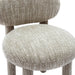 Manu Beige Nubby Performance Fabric Side Chair - Home And Beyond