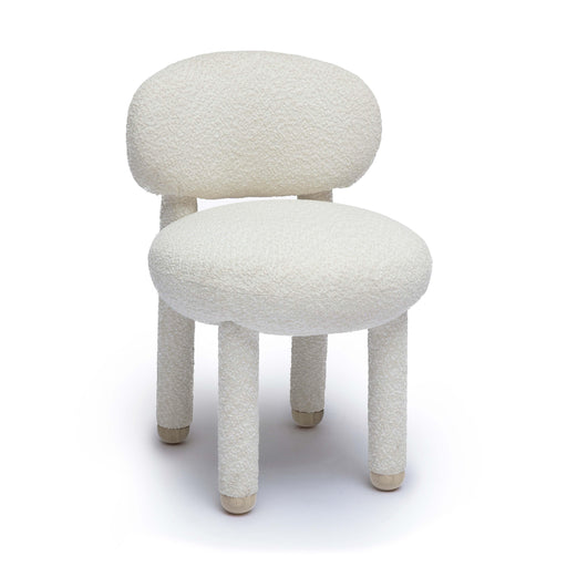 Manu Cream Performance Boucle Side Chair - Home And Beyond