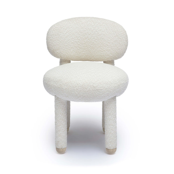 Manu Cream Performance Boucle Side Chair - Home And Beyond