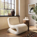 Senna Cream Oversized Corduroy Accent Chair - Home And Beyond
