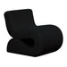 Senna Black Oversized Corduroy Accent Chair - Home And Beyond