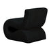 Senna Black Oversized Corduroy Accent Chair - Home And Beyond