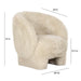 Kiki Natural Vegan Shearling Accent Chair - Home And Beyond