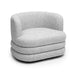 Astor Light Grey Swivel Hotel Lounge Chair - Home And Beyond