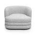 Astor Light Grey Swivel Hotel Lounge Chair - Home And Beyond