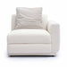 Perry Cream Performance Chenille Modular Corner Chair - Home And Beyond