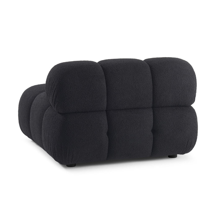 Calliope Performance Vegan Shearling Modular Armless Chair - Home And Beyond