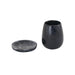 Rounded Black Swirl Resin Kiddush Cup - Home And Beyond