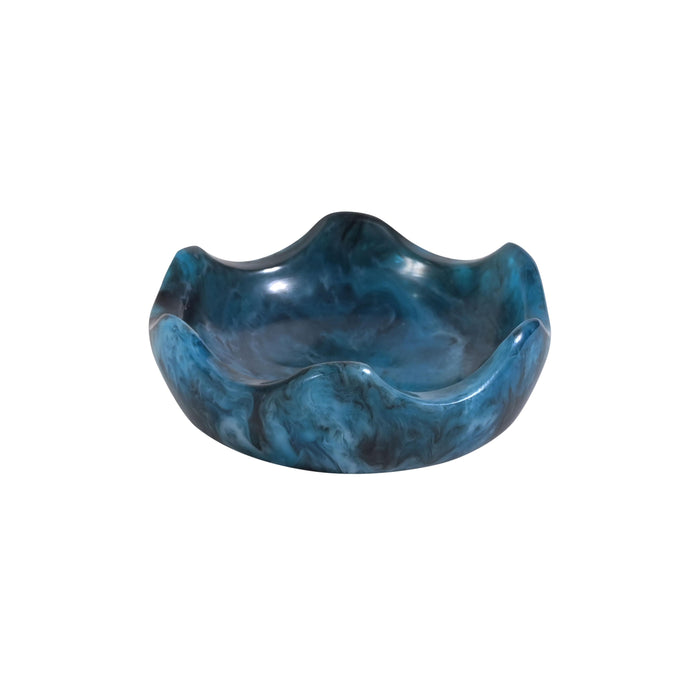 Platform Blue Swirl Resin Kiddush Cup - Home And Beyond