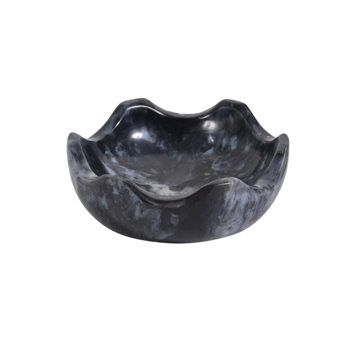 Platform Black Swirl Resin Kiddush Cup - Home And Beyond