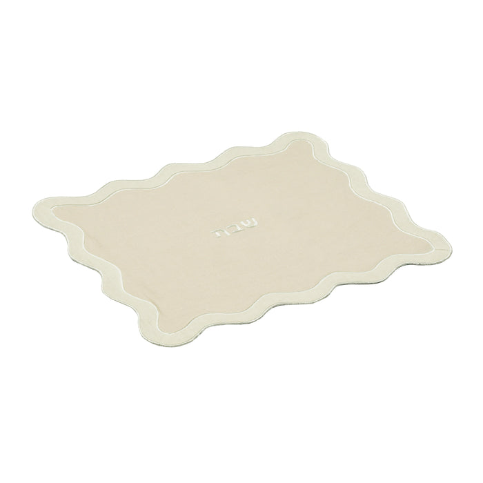 TOV Taupe Wavy Challah Cover - Home And Beyond