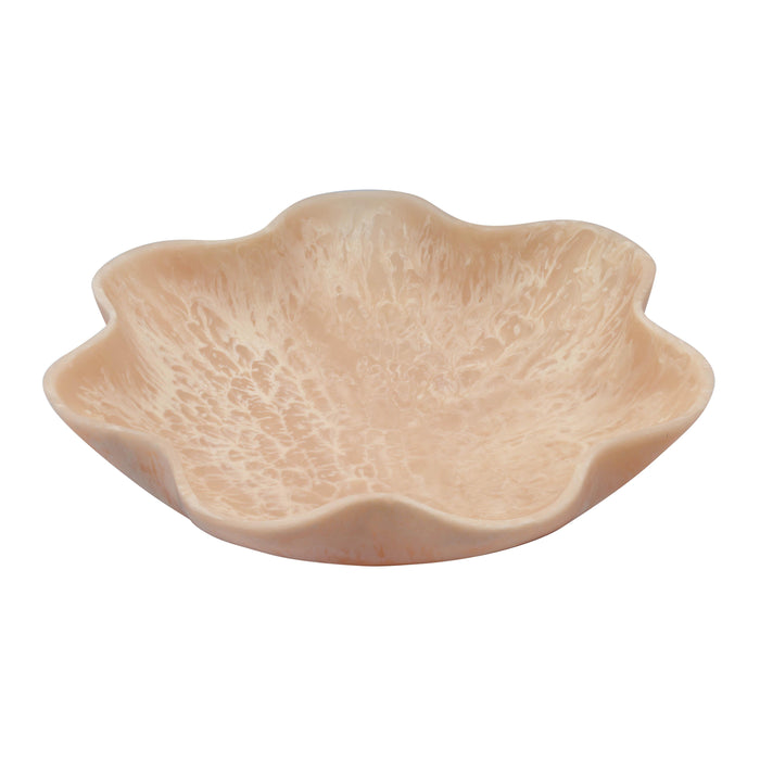 Mera Grapefruit Pink Resin Star Tray - Home And Beyond