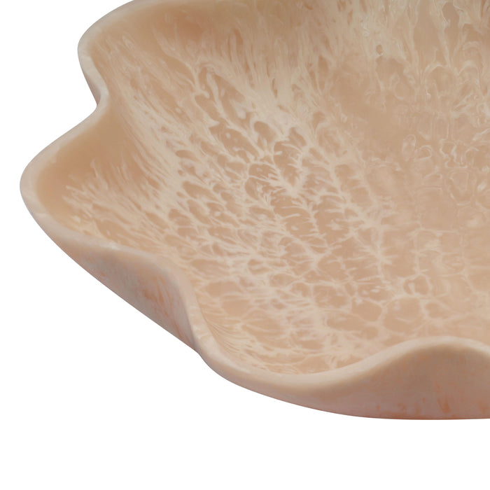 Mera Grapefruit Pink Resin Star Tray - Home And Beyond
