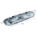 Mera Black &amp; White Long Resin Serving Platter - Home And Beyond