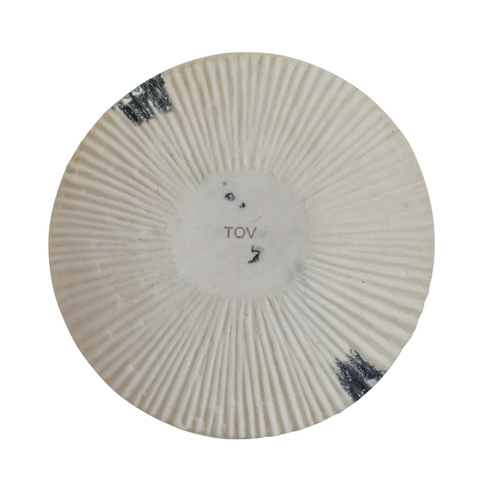 Ikani Black &amp; White Resin Serving Plate - Home And Beyond