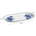 Cottage China Blue &amp; White Serving Tray - Home And Beyond