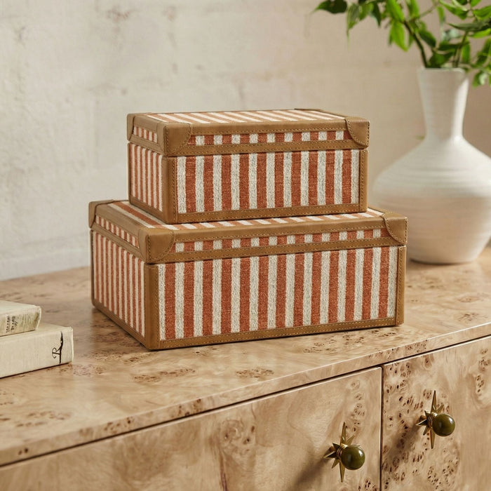 Kora Cotton Jute Contract-Grade Jewelry Box Set - Home And Beyond