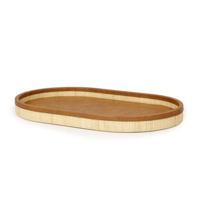 Hakiri Natural Raffia Contract-Grade Storage Tray - Home And Beyond