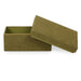 Pisa Green Vegan Suede Contract-Grade Storage Box - Home And Beyond