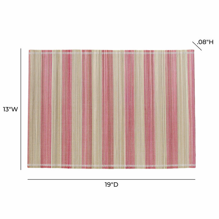 Jora Faded Bamboo Placemat - Set of 4 - Home And Beyond