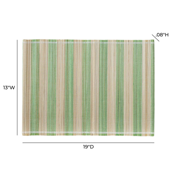 Jora Faded Bamboo Placemat - Set of 4 - Home And Beyond