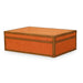 Acre Orange Cotton Jute Contract-Grade Jewelry Box - Home And Beyond