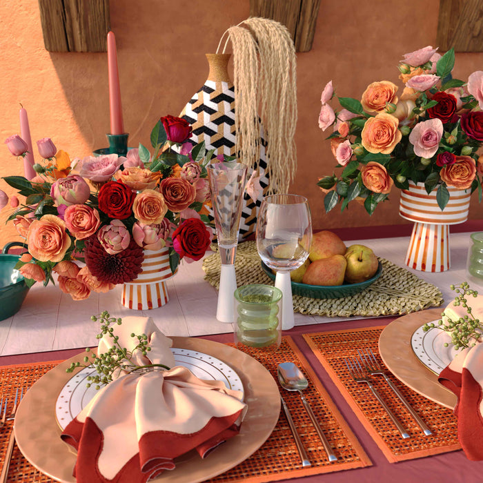 Leaf Natural Seagrass Placemat - Set of 4 - Home And Beyond