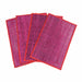 Peele Pink Seagrass Placemat - Set of 4 - Home And Beyond