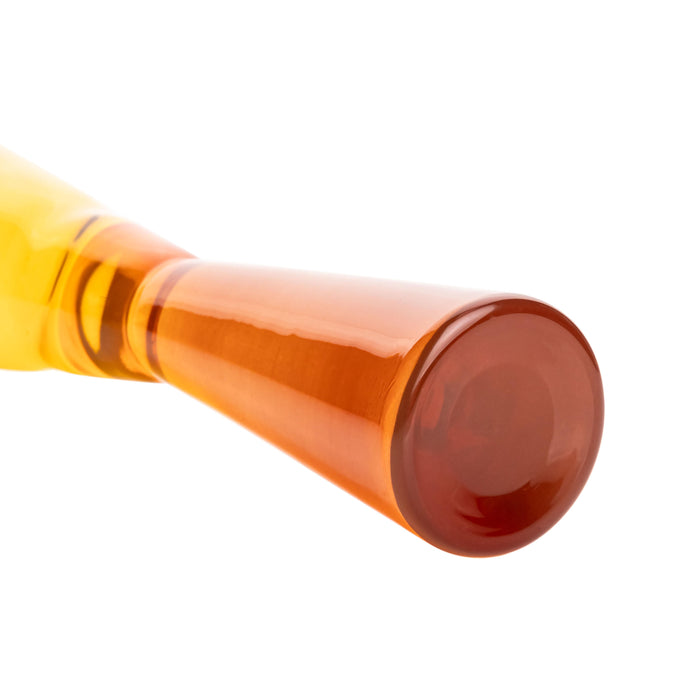 Flute Amber Champagne Glasses - Set of 4 - Home And Beyond